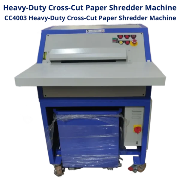 Shredder And Shredder, Heavy Duty Cross Cut Paper Shredder