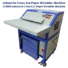Shredder And Shredder, Industrial Cross Cut Shredder Machine