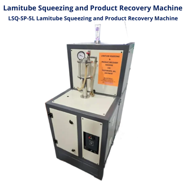 Shredder And Shredder, Lami Tube Squeezing and Product Recovery Machine