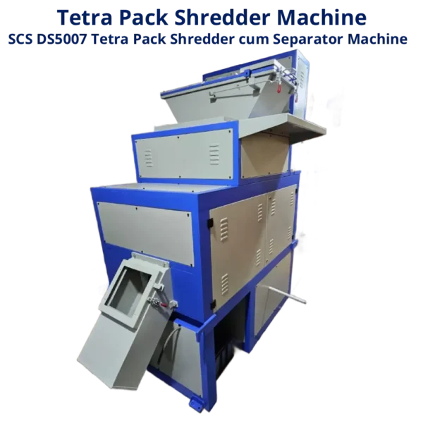 Shredder And Shredder, TETRA PACK SHREDDER cum Liquid Separation Machine