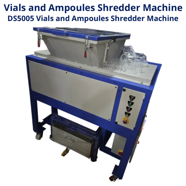Shredder And Shredder, Vials and Ampoules Shredder Machine