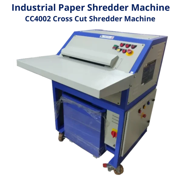image of cc4002 crosscut industrial paper shredder machine