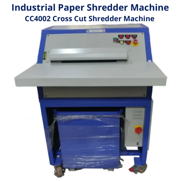 image of cc4002 crosscut industrial paper shredder machine