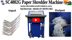 Paper Shredder Machine for large volumes