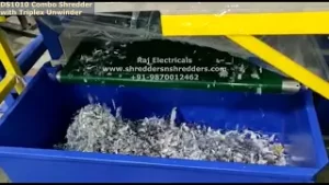 image of thumbnail for combo shredder of lamintes roll and plastic bottles